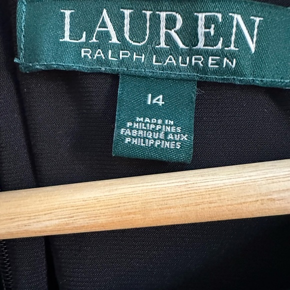Ralph Lauren Black Long Sleeve Dress - Picture 6 of 8